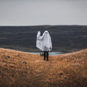 A ghost in a field